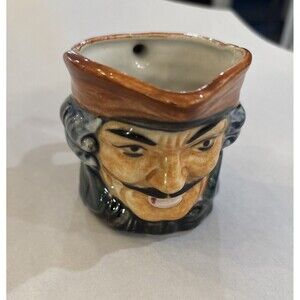 Vintage Bearded Toby Mug Occupied Japan Character Colonial Gentleman 1940s-50s